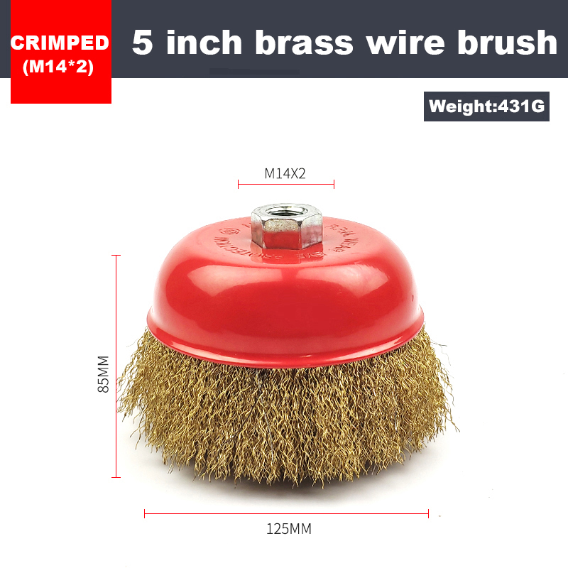 5 Inch Brass Wire Brush