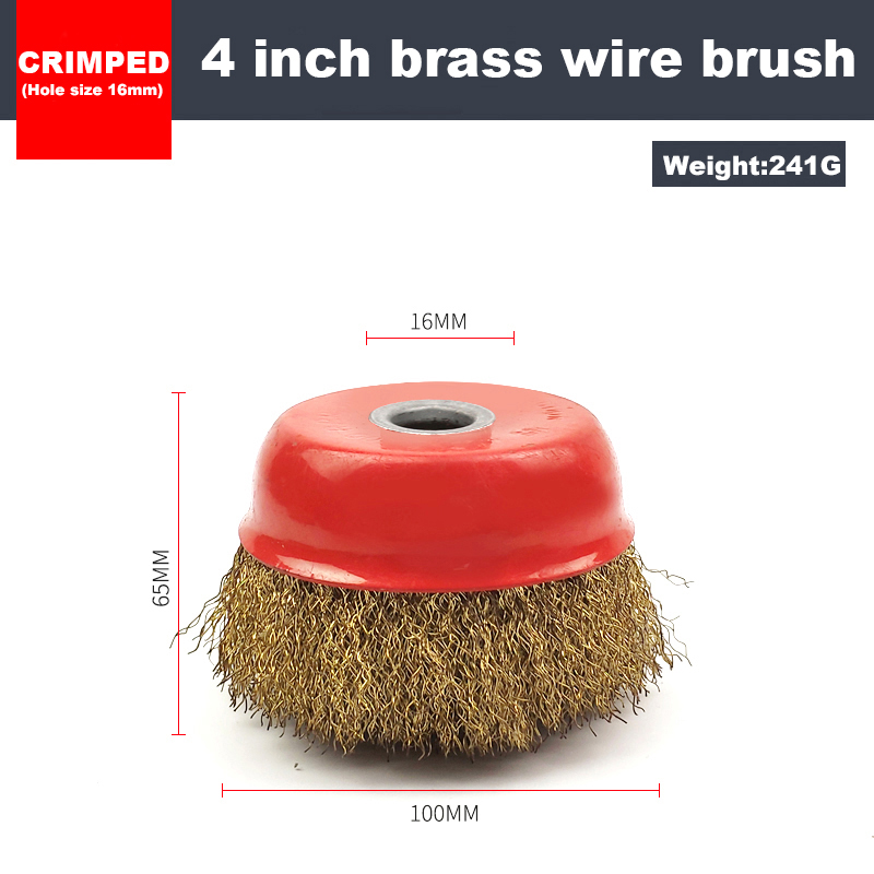 4 Inch Brass Wire Brush