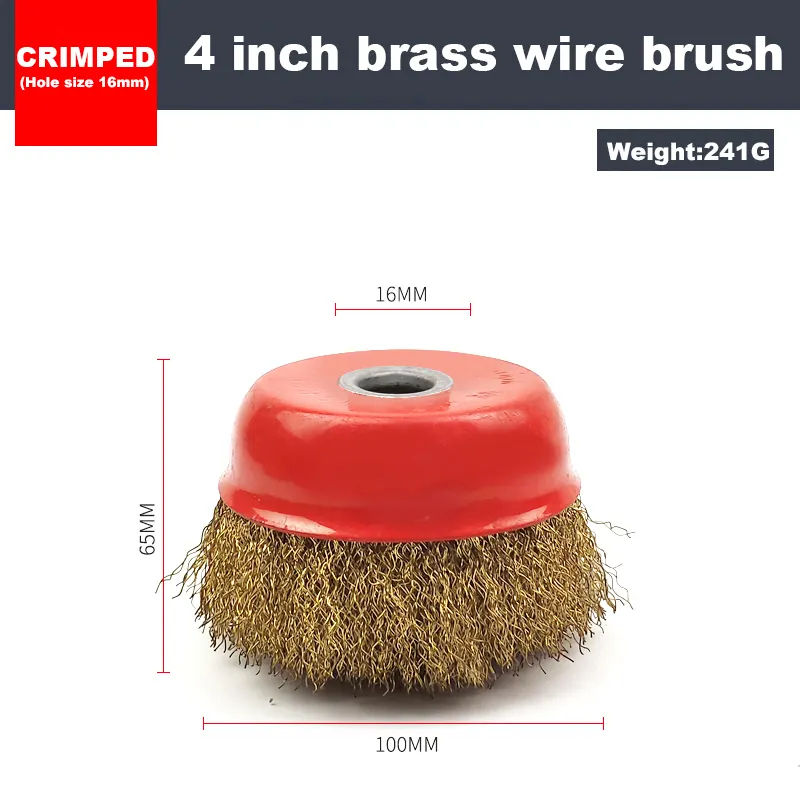 4 Inch Brass Wire Brush